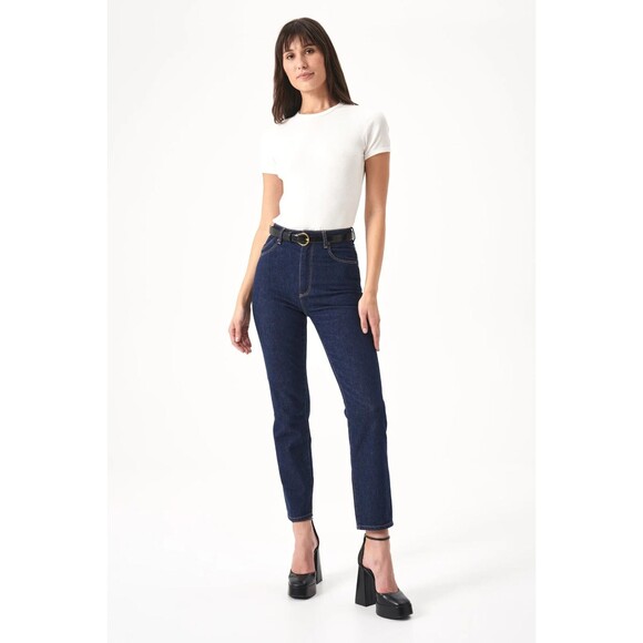 Rolla's womens High Rise Slim Dusters Jeans size 27 US (9 AUS) Navy Denim 27x29 - Picture 1 of 13